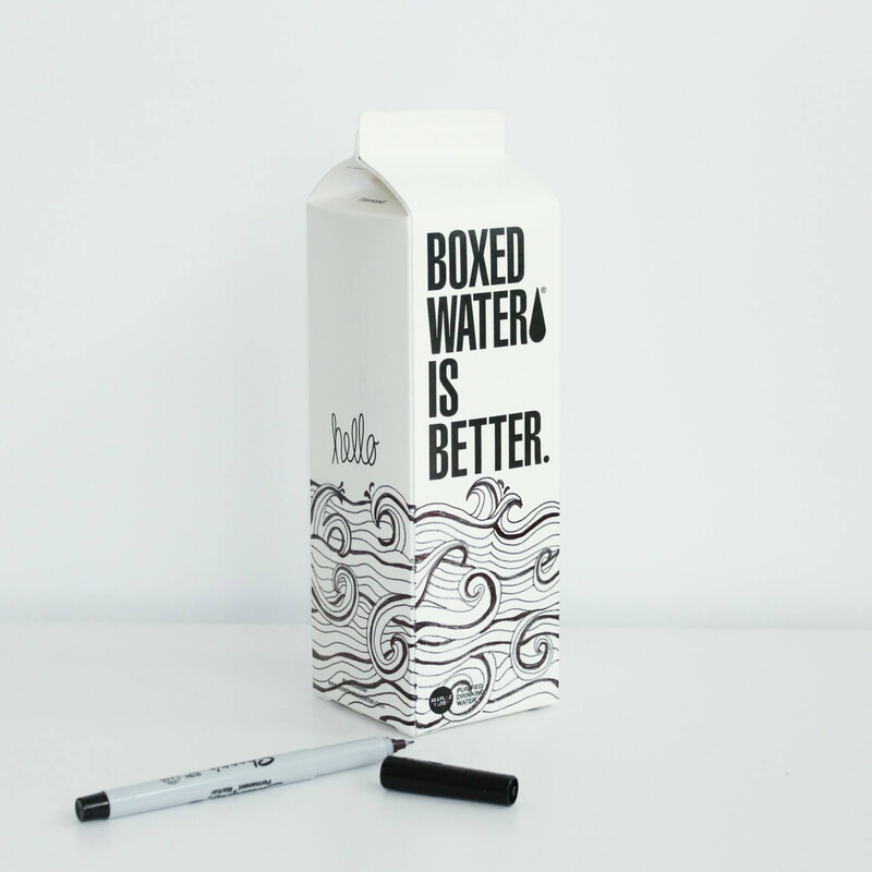 Looks like milk, but it's water. Don't ask!